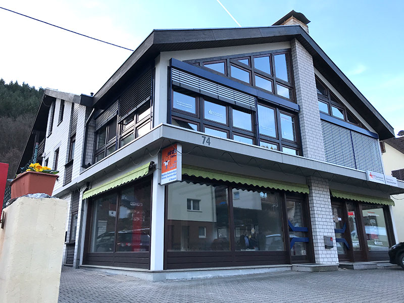 Gebäude des ehemaligen Malergeschäfts in Schönau-Altneudorf