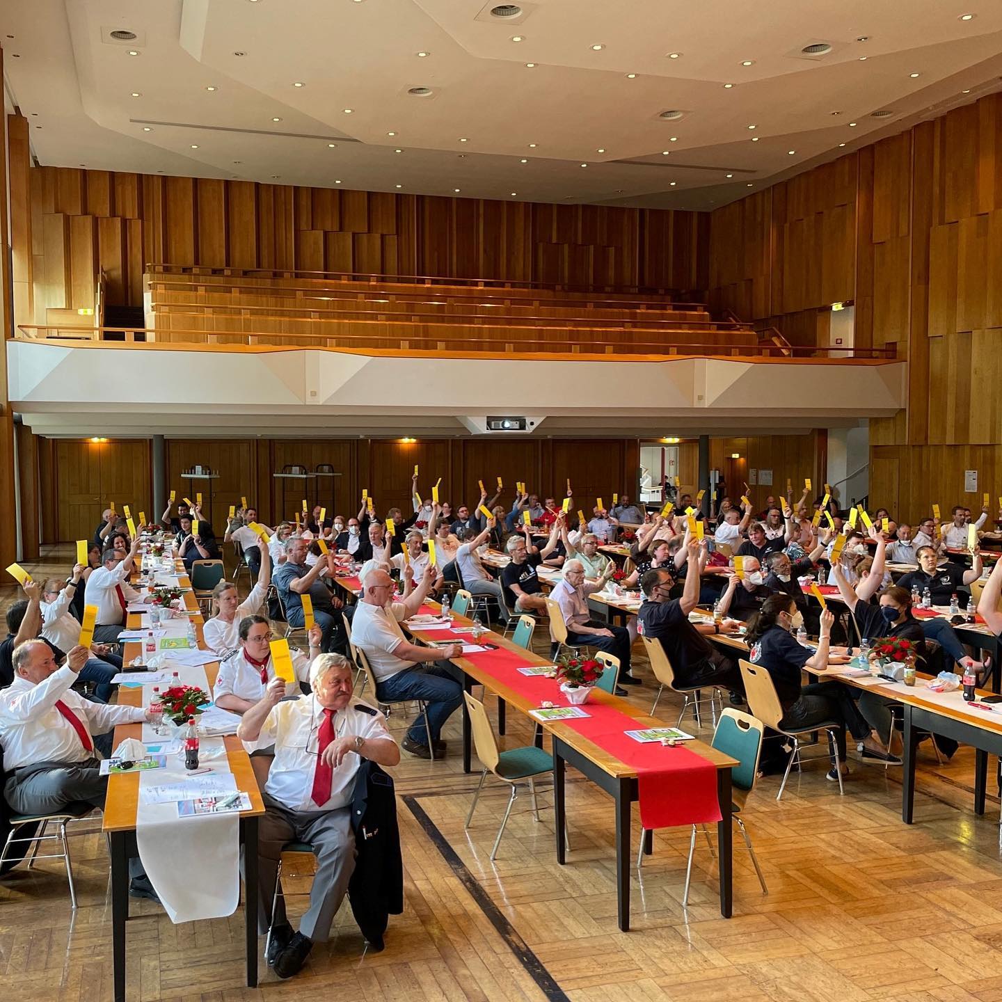 Abstimmung bei der Kreisversammlung