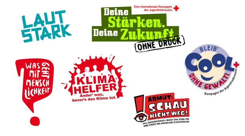Logos der JRK-Kampagnen