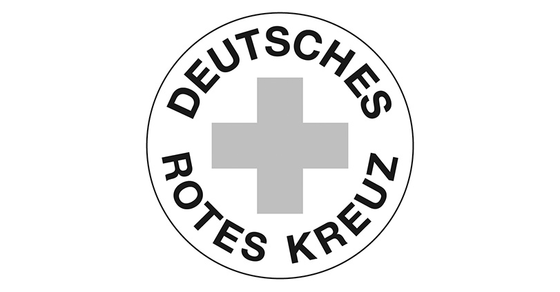 rundes DRK Logo grau