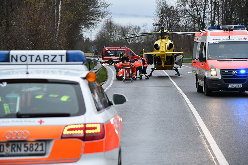 DRK Fahrzeuge bei einem Einsatz