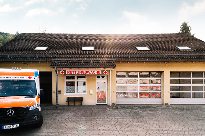 Gebäude der Rettungswache Bammental